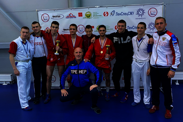 Самбисты «Локомотива» – победители Чемпионата Санкт‑Петербурга