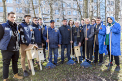 На юбилейный субботник в Госпитале для ветеранов войн вышло более 150 человек