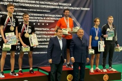Воспитанники СШОР «Комета» – серебряные призёры международных соревнований по настольному теннису