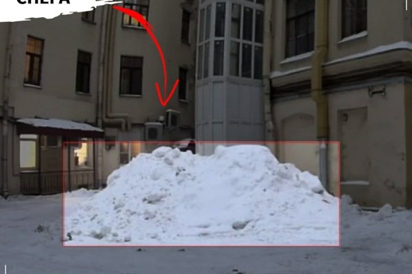 Нейросеть в Санкт‑Петербурге выявляет 12 видов нарушений зимней уборки во дворах