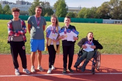 10 золотых медалей завоевала сборная Петродворцового района на городской Спартакиаде по легкой атлетике среди инвалидов и лиц с ограниченными возможностями здоровья