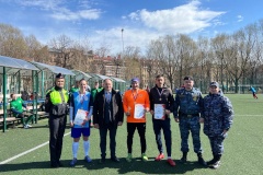 В Таврическом саду состоялось соревнование по мини футболу между силовыми ведомствами Центрального района