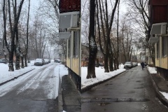 Во время снегопада проверили качество уборки дворов