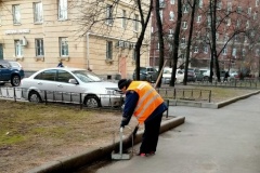 Уборка района идет в штатном режиме