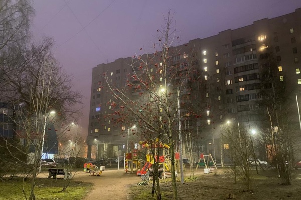 90% внутриквартальных территорий Василеостровского района оборудованы освещением