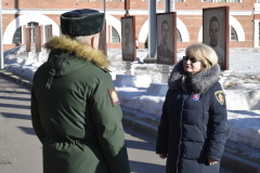 Ольга Аришина с рабочим визитом посетила Военный институт физической культуры