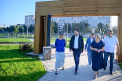Два масштабных проекта благоустройства завершатся этой осенью во Фрунзенском районе