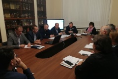Заседание районного штаба благоустройства в Калининском районе Санкт‑Петербурга