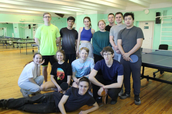 В Санкт‑Петербурге состоялся ежегодный турнир по настольному теннису среди студенческих отрядов