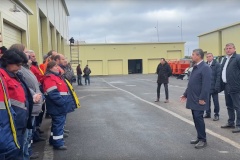 В Кронштадте прошел традиционный смотр готовности сотрудников и спецтехники к осенне-зимнему периоду