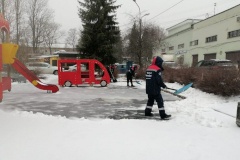 В Курортный район на время вернулась зимняя сказка