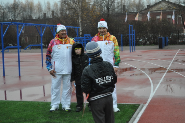 Торжественное открытие нового пришкольного стадиона для  423 школы