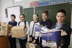 Ежегодный весенний сбор макулатуры в школе № 324 Курортного района