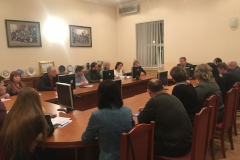 Сегодня состоялось заседание оперативного штаба по благоустройству по вопросам уборки снега и наледи на территории Невского района