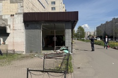 Комитет по контролю за имуществом Санкт‑Петербурга демонтирует незаконный павильон во Фрунзенском районе