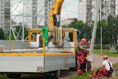 В Ладожском парке началось строительство наружного освещения