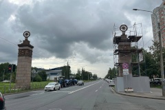 Триумфальные пилоны уходят на капитальный ремонт