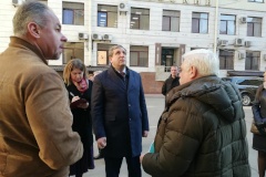 Сегодня глава района Максим Мейксин в рамках объезда района побывал на Полтавской, 10