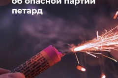 Уважаемые жители Пушкинского района! Будьте осторожны: злоумышленники могут передать в продажу петарды, опасные для жизни и здоровья граждан
