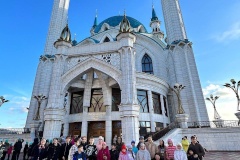 Ученики школы №300 Центрального района приняли участие в конкурсе детского творчества "Казанские узоры"