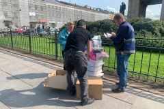 За июнь в Петербурге пресечено порядка 40 случаев незаконной уличной торговли, изъято более тонны товаров