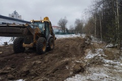 Администрация района рекультивировала бесхозную территорию рядом с Политехническим университетом