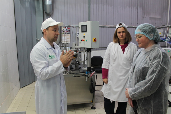 Сотрудники Управления социального питания посетили ООО «Заречный молочный завод»