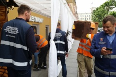 Проведены мероприятия по освобождению земельных участков, занятых без правовых оснований под размещение летних кафе