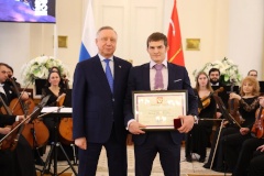 Тренер-преподаватель отделения дзюдо Спортивной школы олимпийского резерва №1 Фрунзенского района Павел Валерьевич Федоров был удостоен высокой государственной награды