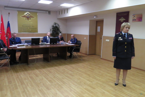 УМВД Невского района подвели итоги оперативно-служебной деятельности