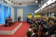 Состоялась встреча Председателя Правительства Российской Федерации Д. А. Медведева с представителями федерального резерва управленческих кадров