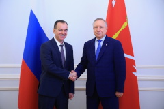Александр Беглов: Петербург и Кубань будут развивать сотрудничество в сферах машиностроения, фармацевтики и цифровизации