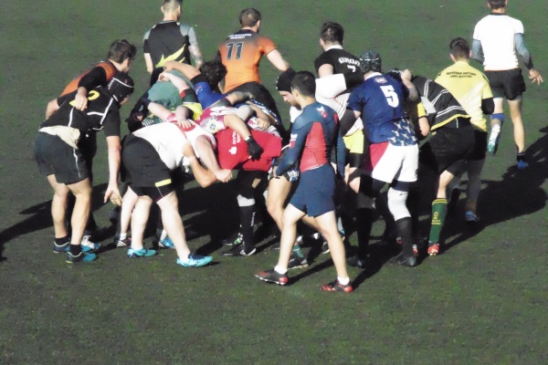 Генеральная тренировка мужской команды по регби