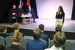 Встреча "Герои России" с участием учеников школ и лицеев Кировского района