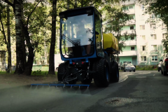 Новую модель «Митракса» протестировали во дворах Красногвардейского района