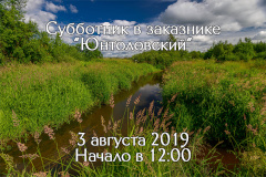 Субботник в заказнике «Юнтоловский»