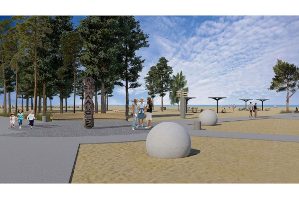 Пляж «Ласковый» в Курортном районе благоустроят