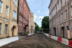 В Тучковом переулке сохранят историческое мощение