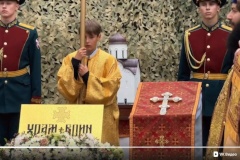 В Царском Селе состоялось освящение закладного камня под престол будущего храма Святого Великомученика Георгия Победоносца, посвященного воинам-защитникам Отечества.