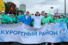Курортный район - участник спортивного фестиваля ко Дню физкультурника