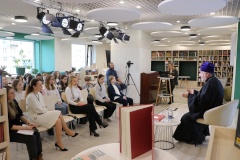 Встреча с протоиереем Алексием Крыловым в библиотеке им. К. Г. Паустовского
