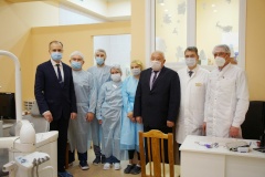 В Центральном районе открылся  дополнительный мобильный пункт вакцинации от COVID-19