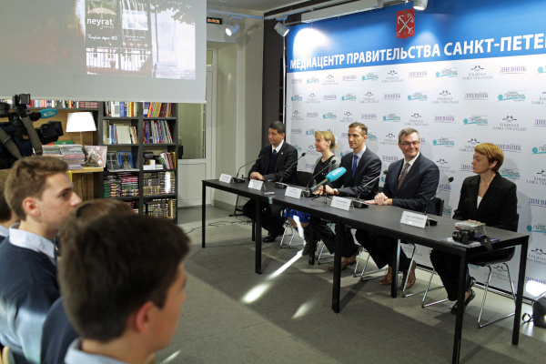 Пресс-конференция, посвященная гастролям французского детского хора “ Маленькие певцы Парижа” в Санкт‑Петербурге