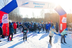 В Невском районе прошёл районный старт гонки «Лыжня России-2026»
