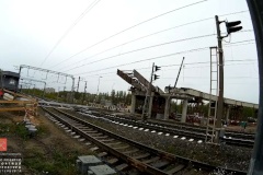 На Петрозаводском шоссе началась надвижка пролетного строения нового путепровода