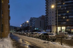 Перевозный переулок осветили светодиодные фонари