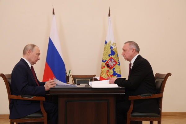 Двусторонняя встреча Президента России Владимира Путина с губернатором Александром Бегловым