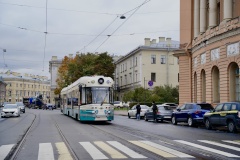 В Петербурге на линию вышел новый трамвай «Достоевский»
