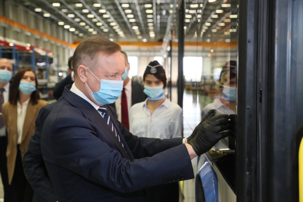 В Петербурге запустили сборочную линию по производству троллейбусов «Адмирал»