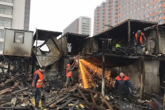 В Московском районе освобождается территория, незаконно используемая под размещение строительного городка площадью более 11 тыс. кв. м